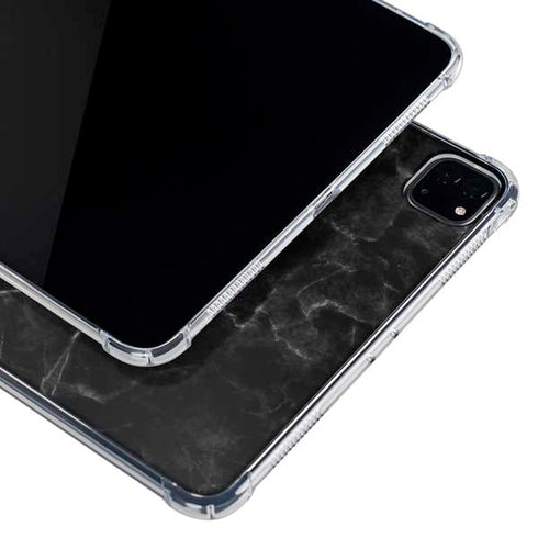 Black Marble iPad Pro 11in (2024) Clear Case